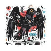 Doodle Crow - design