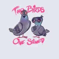 Two Birds, One Stoned - design