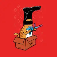 Cat in Box - design