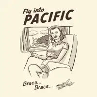 Fly into Pacific - design