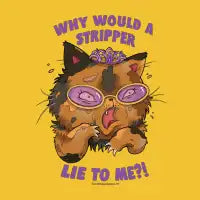Why Would a Stripper Lie to me?! - design