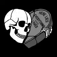 Here Lies T-Shirt - design