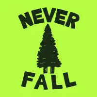 NEVER F\LL - design