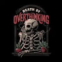 Death By Overthinking - design