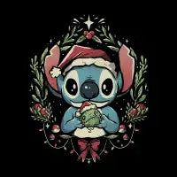 Experiment Christmas  - Cute Alien Cartoon Xmas Gift T-Shirt - design