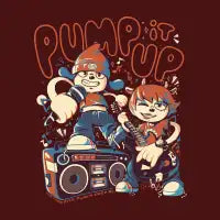 Pump It Up - Retro Game Geek Gift - design