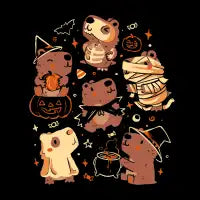 Spooky Capys - design