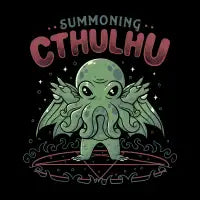Summoning Cthulhu - Cute Goth Gift - design