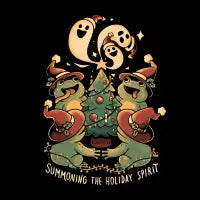 Summoning The Holiday Spirit Frogs - design