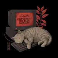 System Crash Cat Cute IT - design