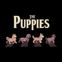 The Puppies - Cute Dog Band Gift - design