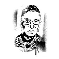 RBG Equal Justice Stencil - design