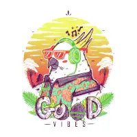Polly Wants Some Good Vibes! - design