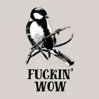 fuckin wow dark text - design