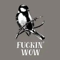 fuckin wow light text - design