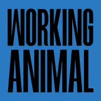 WORKING ANIMAL (Black Text) - design