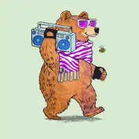 80's Bear - design