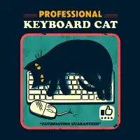 professional keyboard cat - design
