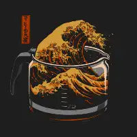 The Great Wave of Coffee - design