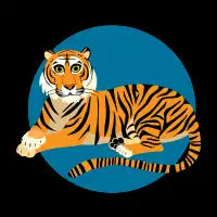 Thoughtful Tiger - design