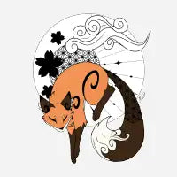 Lunar Fox - New Moon - design