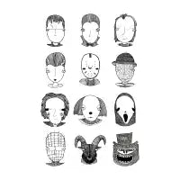 Halloween horror movie marathon - design