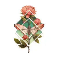 Geometric Cicada - design