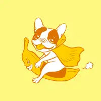 Fun Ride with Frenchie Banana Rider - design