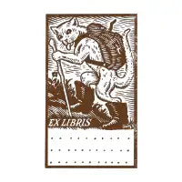 Cat ex libris - design