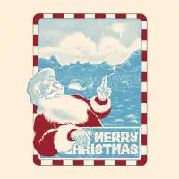Retro Santa Smoke - design