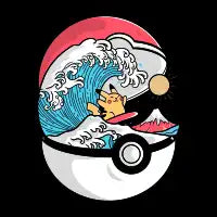 Great Wave of Surf - design