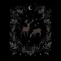 Deers in the Moonlight T-Shirt - design