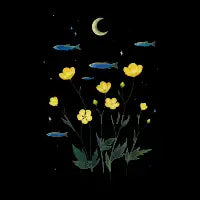 Flowers and Fish - design