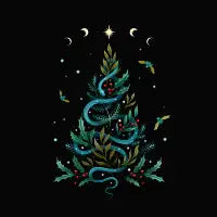 Magical Serpentine Christmas tree - design