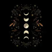 Moonlight Garden - Winter Brown - design
