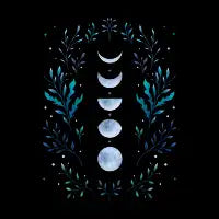 Moonlit Garden - Blue - design