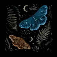 Moths and Ferns - design