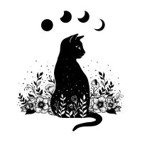 Night Garden Cat - design