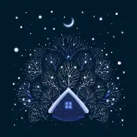 Tiny House - Snowy Night - design