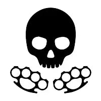 Poppy Skeleton Logo Black on White - design
