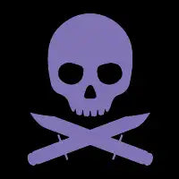 Violet Skeleton Logo Purple on Black - design