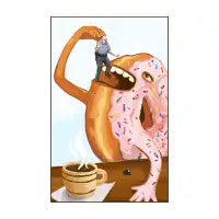 A Donut Eating Cop - design