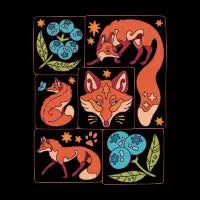 Foxes & Blueberries - design