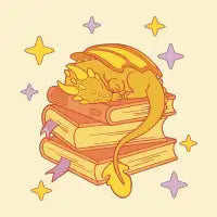 Little Sleeping Book Dragon - design