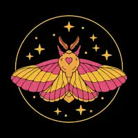 Rosy Maple Moth - design