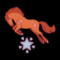 Star jumping - dark version - design