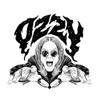 ozzy osbourne on white - design