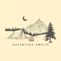 Adventure Awaits Minimalist - design