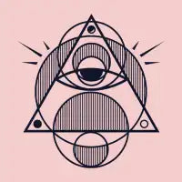 Omnipotent (The All Seeing Geometric Pyramid Eye) - design