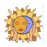 sun and moon - design